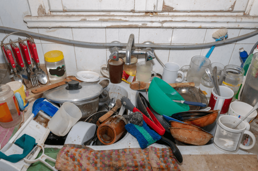 Hoarder cleans Safezone cleaning