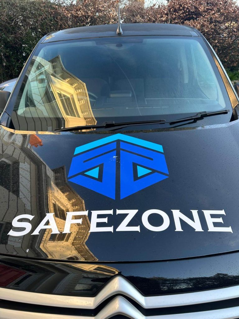 Safezone cleaning services vehicle