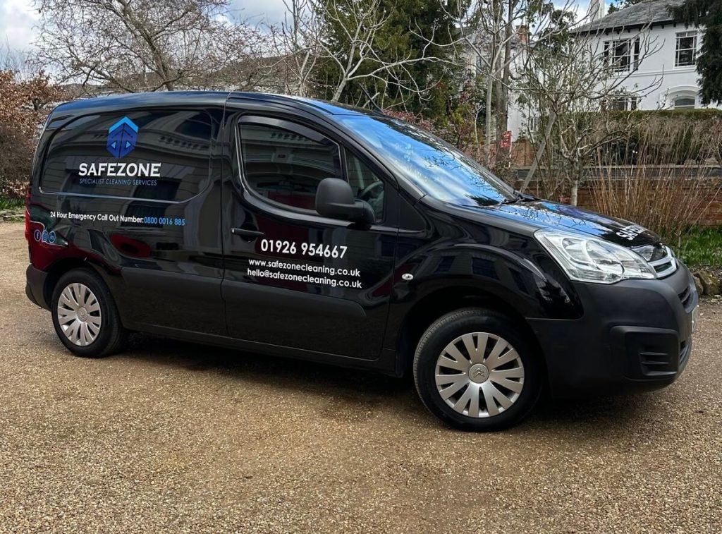SafeZone Cleaning Services Van