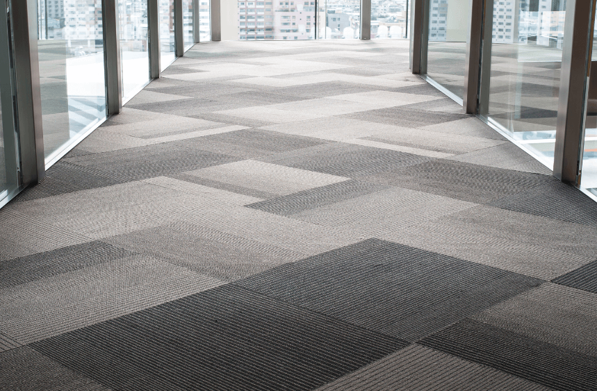 Example of carpet cleaning service for commercial premises in Coventry