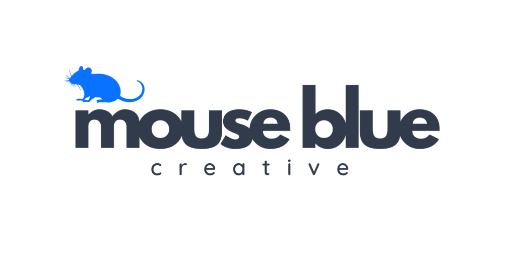 Mouse Blue Creative Logo